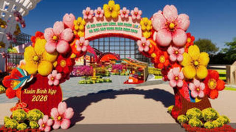 Sắp diễn ra Lễ hội Hoa cây cảnh, sản phẩm OCOP và đặc sản vùng miền năm 2026