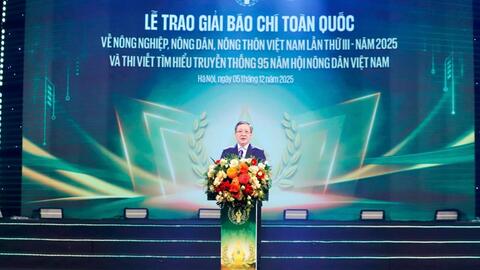 Giải báo chí toàn quốc về “tam nông” sẽ có 50 giải thưởng với 5 giải A