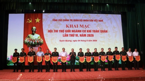 109 thí sinh tranh tài tại Hội thi Thợ giỏi ngành Cơ khí toàn quân lần thứ VI, năm 2026