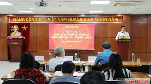 Đảng bộ Báo Công Thương quán triệt và triển khai thực hiện một số nghị quyết, chỉ thị của Bộ Chính trị