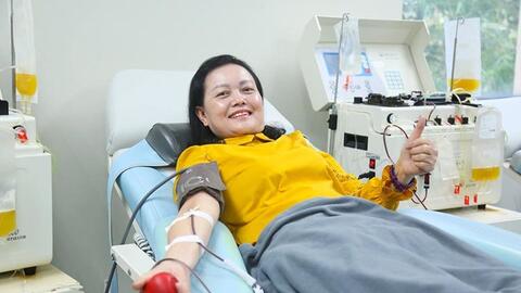 Hơn 5.000 người đã hiến tiểu cầu từ 10 lần trở lên