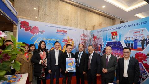 Hội báo Xuân Giáp Thìn Hà Nội 2024 thành công rực rỡ