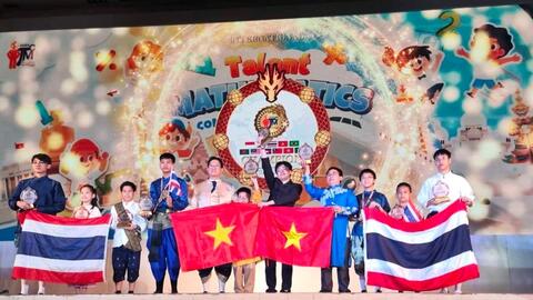 72 học sinh đoạt huy chương “Tìm kiếm tài năng Toán học quốc tế”