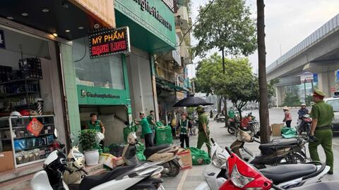 Xử lý nghiêm vi phạm trật tự đô thị ở phường La Khê