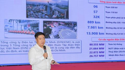 EVNHCMC nâng cao năng suất lao động nhờ phát triển lưới điện thông minh và chuyển đổi số