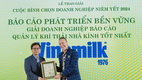 Báo cáo phát triển bền vững và quản trị xuất sắc nhất năm 2024 xướng tên Vinamilk