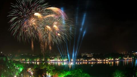 Công bố điểm bắn pháo hoa Tết Dương lịch, Tết Nguyên đán