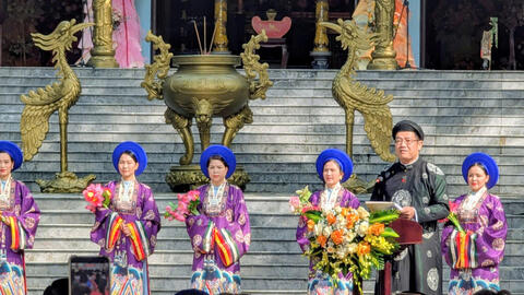 Thành phố Huế: Khai mạc Lễ hội đền Huyền Trân