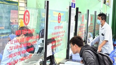 Đăng ký hưởng trợ cấp thất nghiệp giảm 24,41%