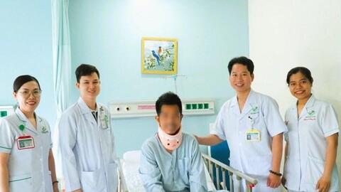 Cấp cứu thành công bệnh nhân liệt tứ chi do máu tụ ngoài màng cứng tủy sống cổ