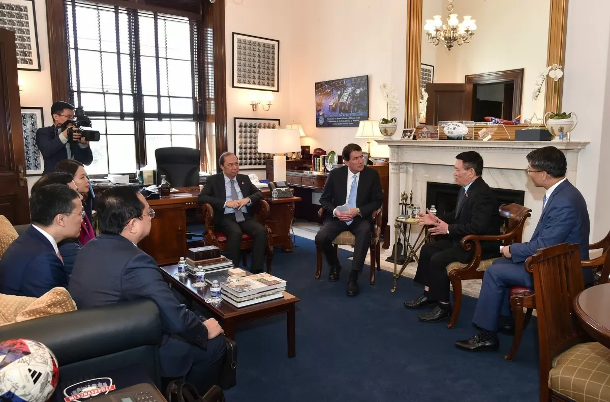 Thông tin mới nhất về Phó Thủ tướng Hồ Đức Phớc làm việc với đại diện Hoa Kỳ