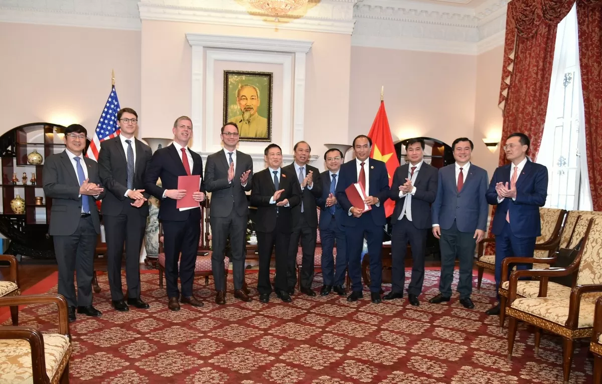 Thông tin mới nhất về Phó Thủ tướng Hồ Đức Phớc làm việc với đại diện Hoa Kỳ