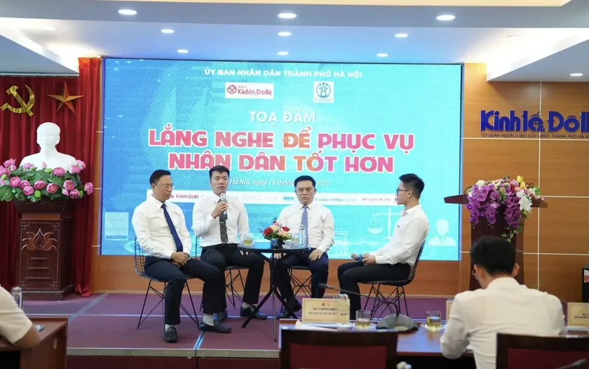 Các diễn giả chia sẻ tại tọa đàm. (Ảnh: KT&ĐT) Các diễn giả chia sẻ tại tọa đàm. (Ảnh: KT&ĐT)