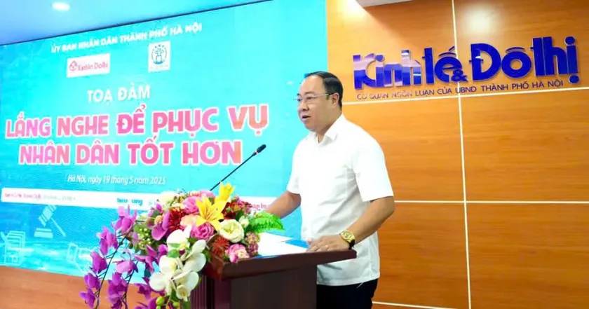 Phó Tổng Biên tập Báo Kinh tế & Đô thị Nguyễn Xuân Khánh phát biểu tại tọa đàm. (Ảnh: KT&ĐT) Phó Tổng Biên tập Báo Kinh tế & Đô thị Nguyễn Xuân Khánh phát biểu tại tọa đàm. (Ảnh: KT&ĐT)