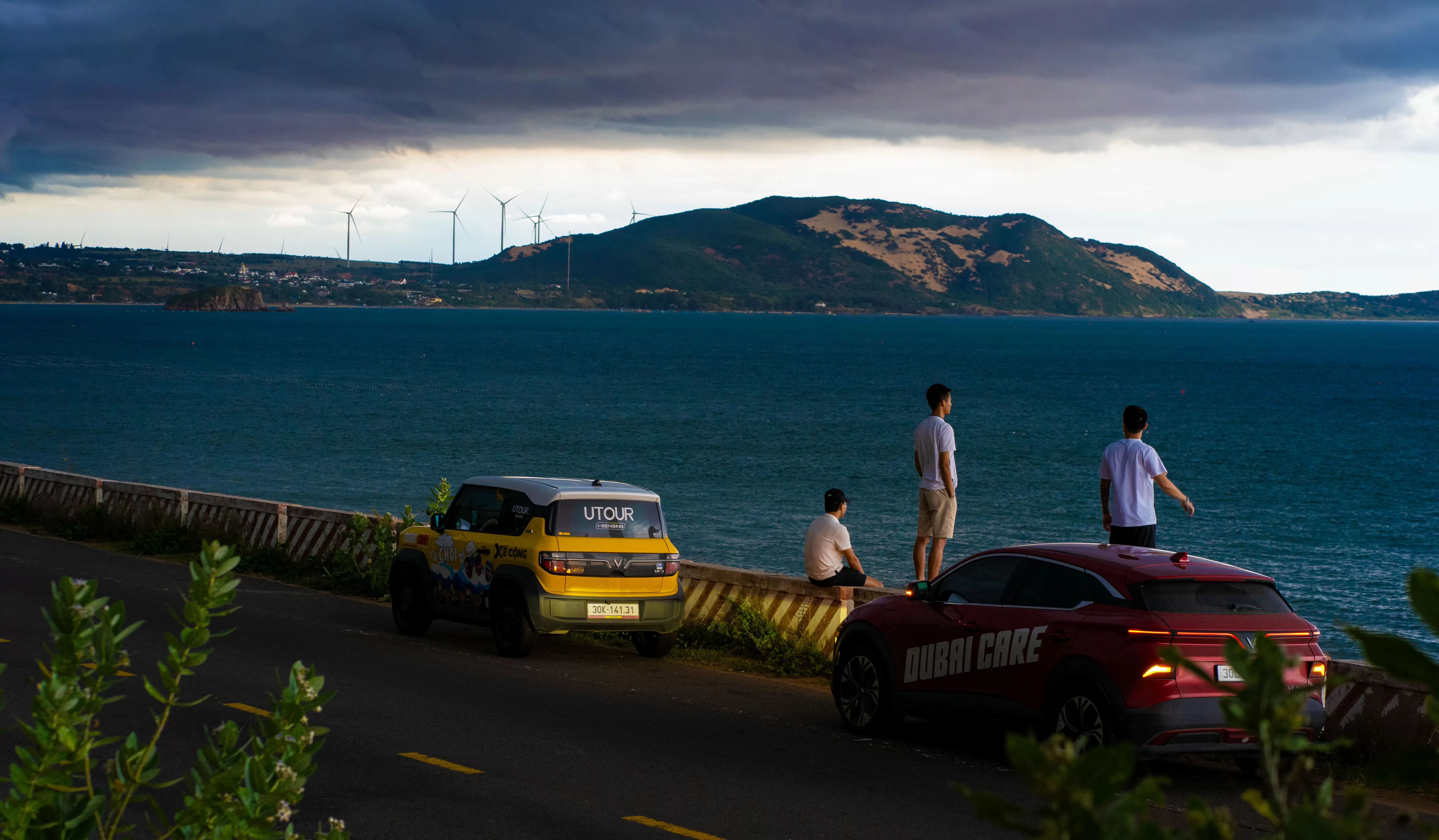 Đường ven biển tại thành phố Phan Thiết trong một chuyến đi khác của anh Phùng Thế Trọng. Ảnh: NVCC Đường ven biển tại thành phố Phan Thiết trong một chuyến đi khác của anh Phùng Thế Trọng. Ảnh: NVCC