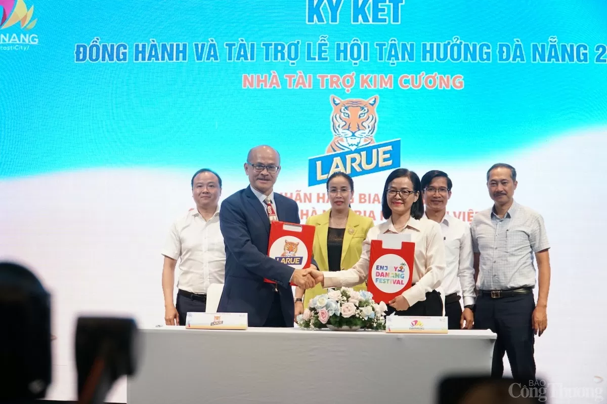 Ký kết đồng hành, tài trợ Lễ hội tận hưởng Đà Nẵng 2025 Ký kết đồng hành, tài trợ Lễ hội tận hưởng Đà Nẵng 2025