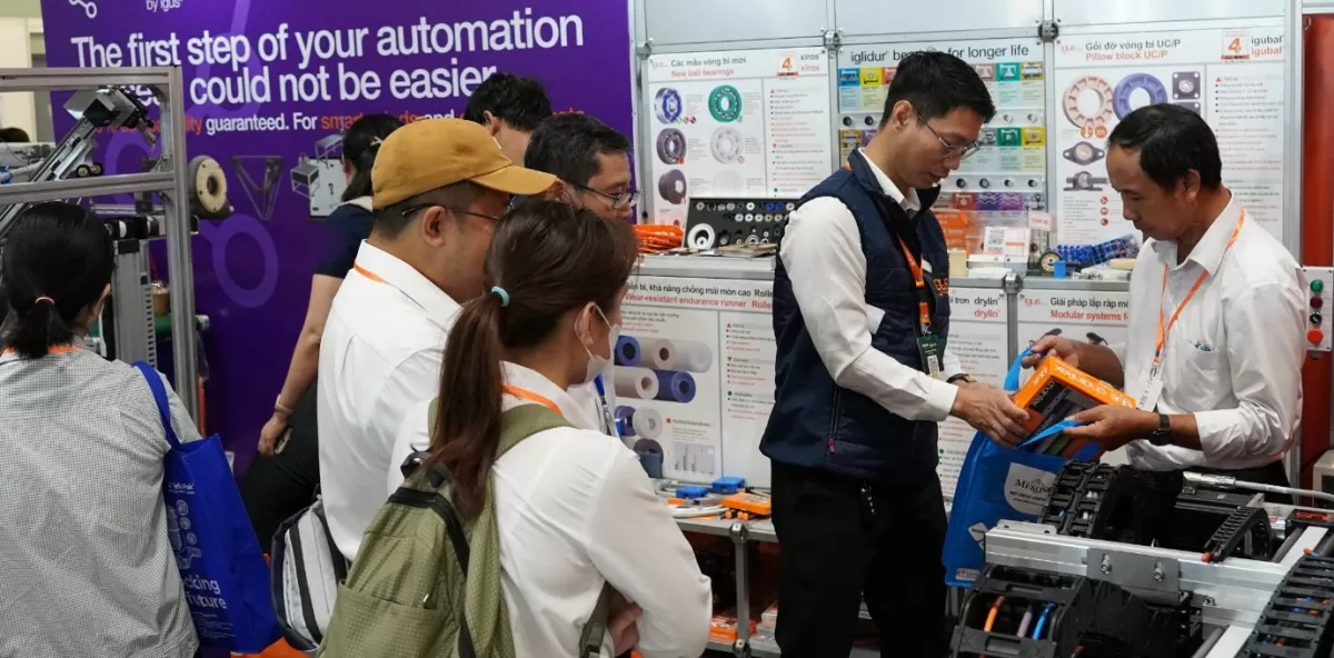 igus® tại VIMF 2025: Đồng hành cùng công nghiệp xanh – Chuyển động không dầu mỡ, phát triển bền vững
