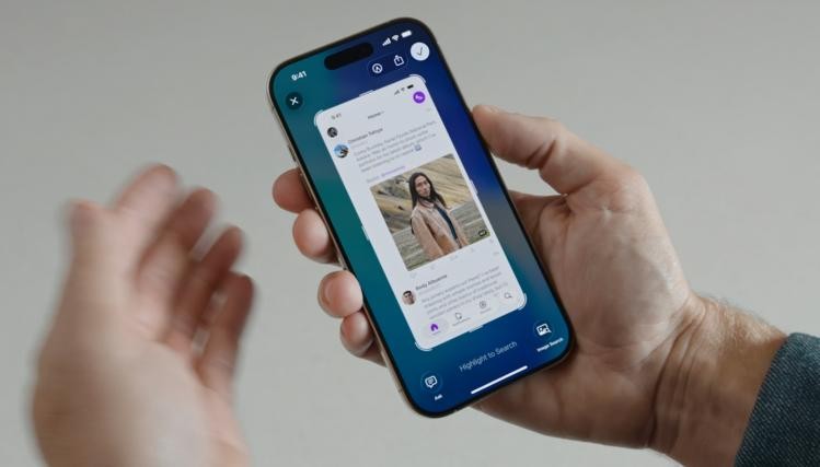 Apple Intelligence tích hợp tìm kiếm màn hình thông minh (Ảnh: Apple)
