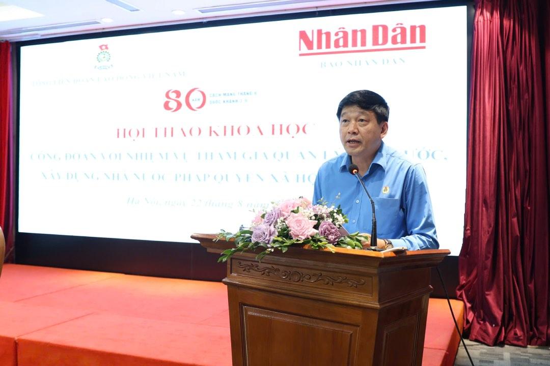 Ông Kha Văn Tám - Chủ tịch Liên đoàn Lao động tỉnh Nghệ An