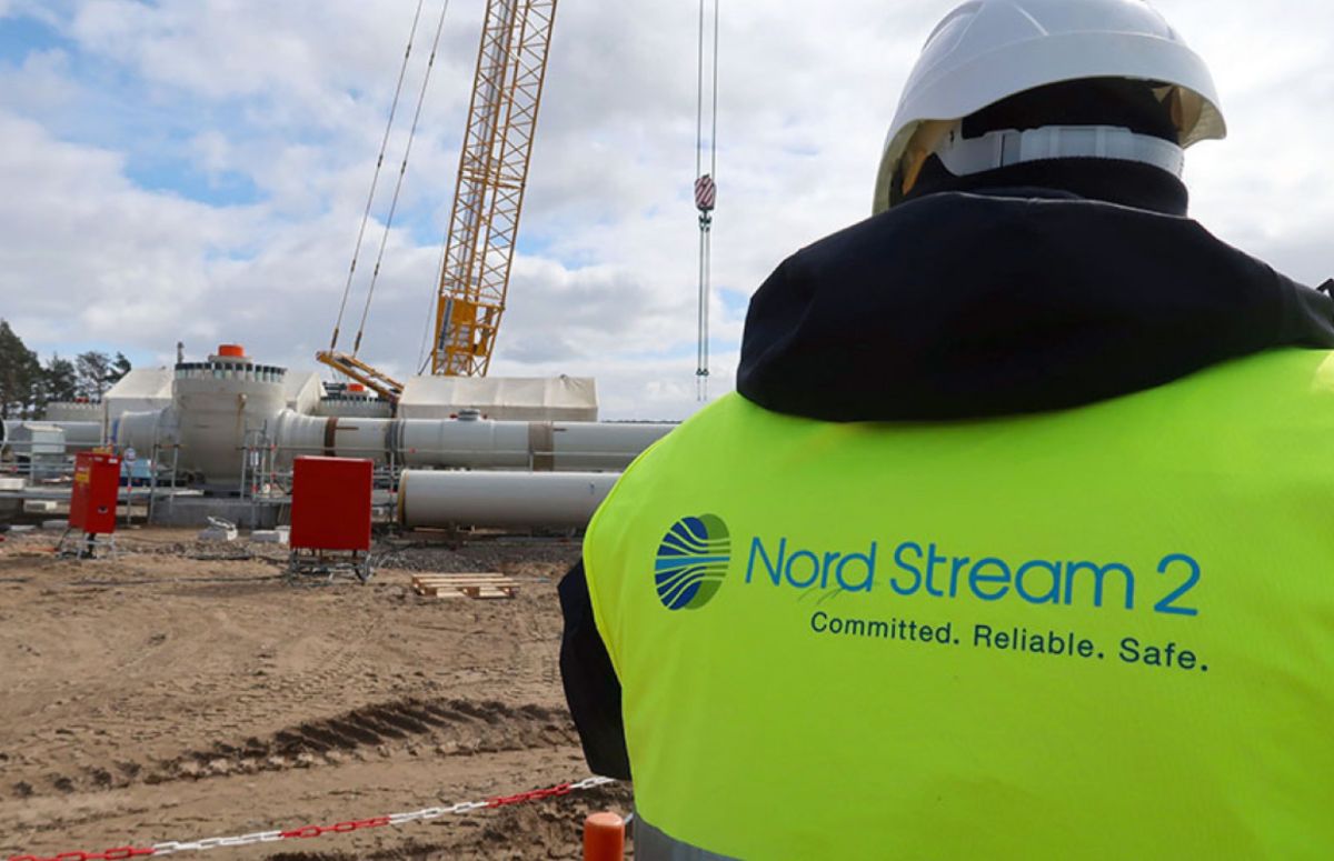 Nord Stream 2 trong quá trình xây dựng. Ảnh: TASS