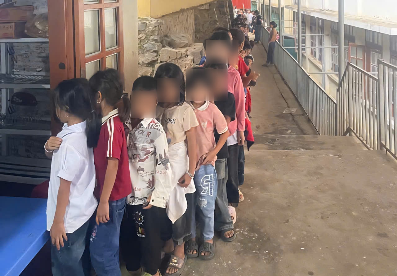 Gần 1.600 học sinh Trường phổ thông dân tộc bán trú Ảnh: Nguyễn Trường