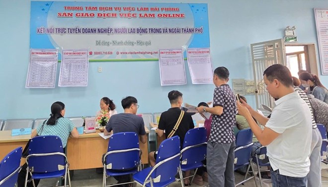 14 doanh nghiệp ở Hải Phòng tham gia phiên giao dịch việc làm giữa tháng 9