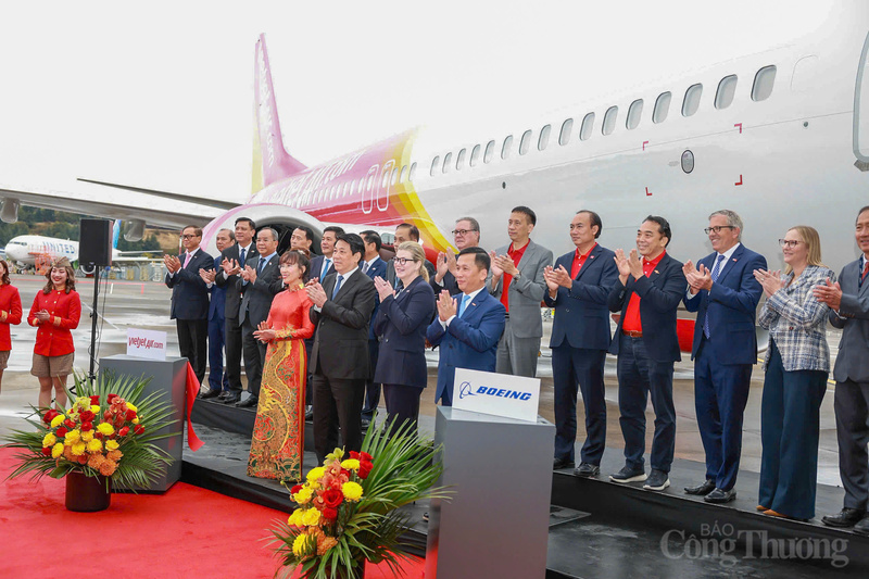 Tàu bay mới và hàng trăm tàu bay được Boeing giao trong thời gian tới sẽ được Vietjet khai thác, nâng cao trải nghiệm cho hàng triệu hành khách. Ảnh: Nguyên Minh