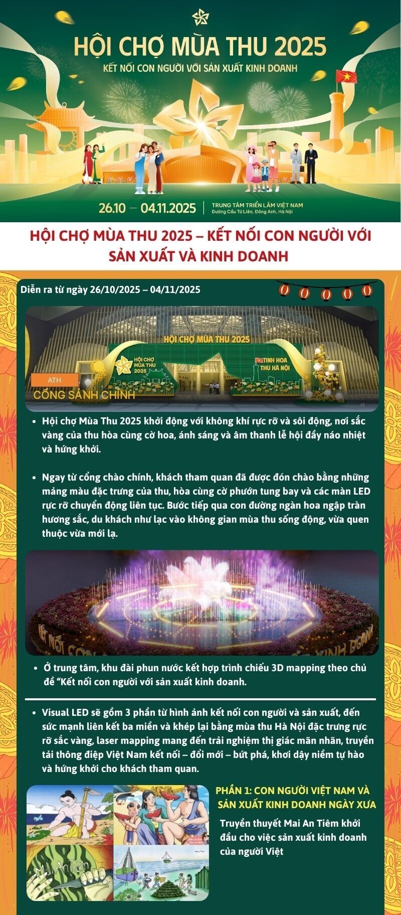 Infographic | Hội chợ mùa Thu 2025  - 1