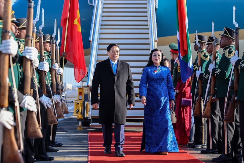 Thủ tướng Chính phủ sẽ có nhiều hoạt động tiếp xúc song phương với lãnh đạo các nước và các tổ chức quốc tế tại Nam Phi. Ảnh: VGP/Nhật Bắc