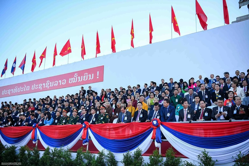 Đại biểu các nước tham dự Lễ kỷ niệm. Ảnh: Nguyễn Hồng