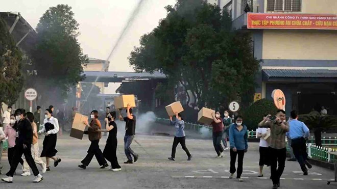 Người lao động Hưng Yên nâng cao kỹ năng phòng cháy, chữa cháy và cứu nạn cứu hộ