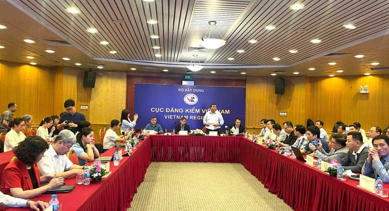 Hội nghị do Cục Đăng kiểm tổ chức. (Ảnh trong bài: P.Trang)