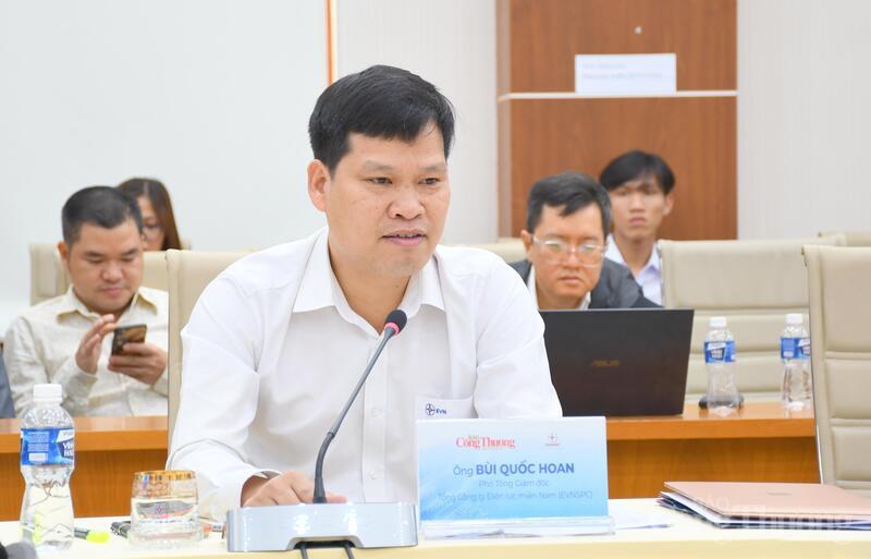 Ông Bùi Quốc Hoan - Phó Tổng Giám đốc Tổng Công ty Điện lực miền Nam (EVNSPC) cho rằng, bảo đảm cung ứng điện là trách nhiệm chung của cả cộng đồng, doanh nghiệp và ngành điện.