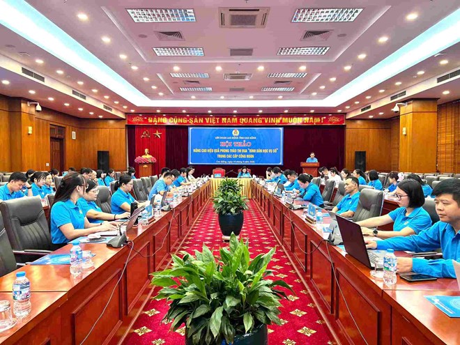 Công đoàn Cao Bằng nâng cao kỹ năng số cho người lao động