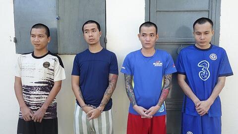 Tạm giam 16 đối tượng chém người gây náo loạn trên Quốc lộ 91