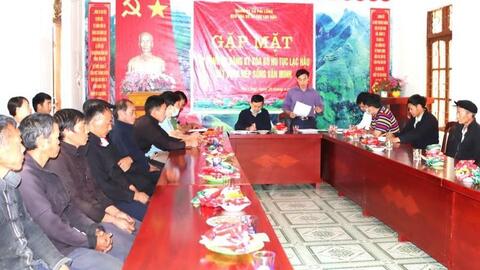 Hai dòng họ người Mông, Mèo Vạc, Hà Giang cam kết xóa bỏ hủ tục