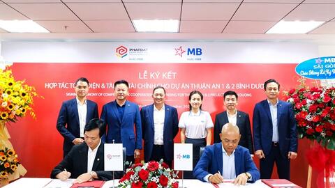 Phát Đạt ký kết hợp tác toàn diện với MB