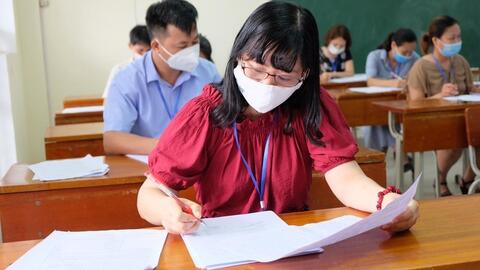 35 ứng viên thi tuyển chức danh lãnh đạo trường THPT ở Hà Nội