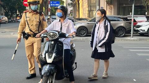 Chấn chỉnh nghiêm học sinh vi phạm trật tự an toàn giao thông