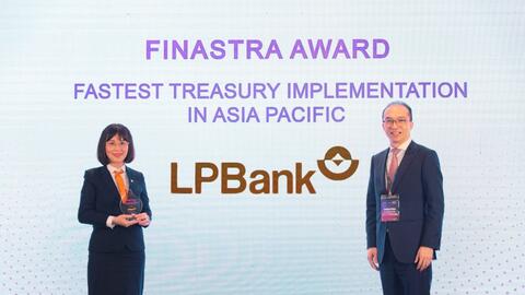 LPBank được vinh danh Ngân hàng “Triển khai hệ thống Kondor Treasury nhanh nhất Châu Á - Thái Bình Dương”