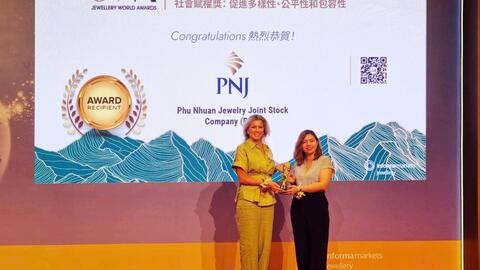 PNJ được vinh danh tại giải thưởng Phát triển bền vững quốc tế JWA 2024