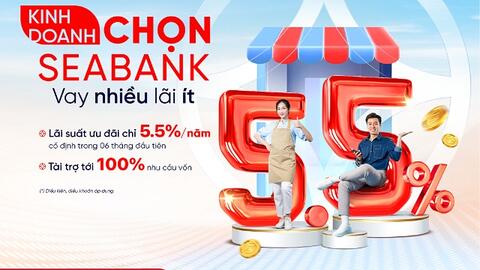 SeABank dành 5,000 tỷ đồng cho vay khách hàng cá nhân bổ sung vốn kinh doanh