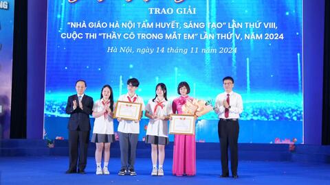 Học sinh THCS Kim Giang giành giải Đặc biệt “Thầy cô trong mắt em"