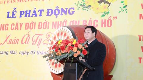 Quận Hoàng Mai phát động Tết trồng cây Xuân Ất Tỵ 2025