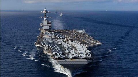 Đám cháy trên tàu sân bay Mỹ đang tham chiến ở Trung Đông kéo dài 30 giờ