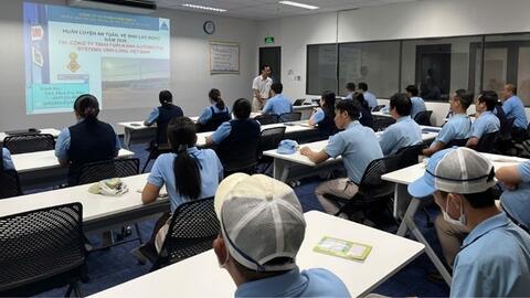 Doanh nghiệp tổ chức 132 lớp đào tạo về an toàn lao động cho công nhân