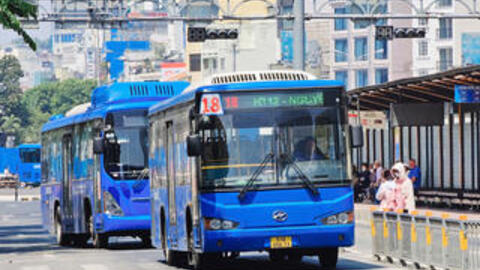 Toàn bộ người dân TP HCM sẽ được đi xe buýt miễn phí