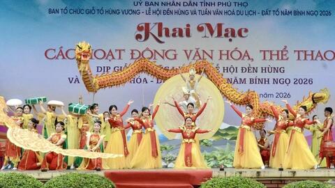 Hấp dẫn các hoạt động văn hóa, thể thao dịp Giỗ Tổ Hùng Vương