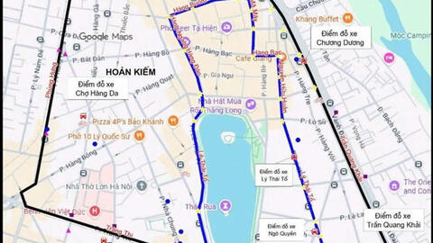 11 tuyến phố cổ Hà Nội sẽ cấm xe máy từ 6h đến 24h vào 2 ngày cuối tuần