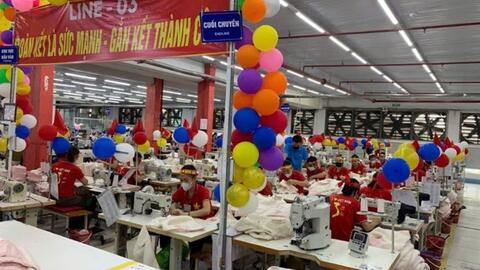 Hội thi “Chuyền giỏi 2026” thu hút đông công nhân tham gia